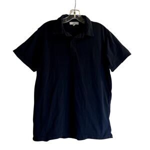 Save Khaki United SKU Dark blue polo shirt size L 100% supima cotton